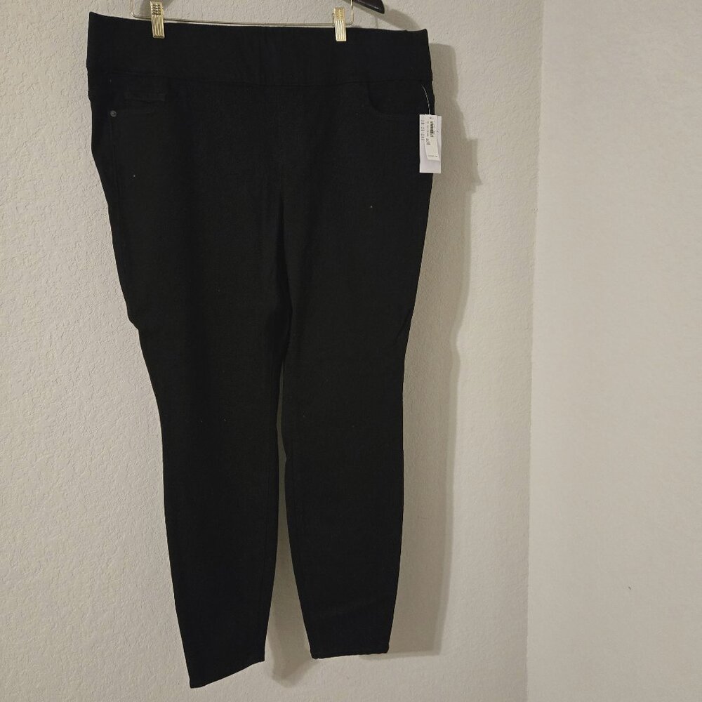 Old Navy Black Rockstar Super Skinny High Rise Stretch Jeggings